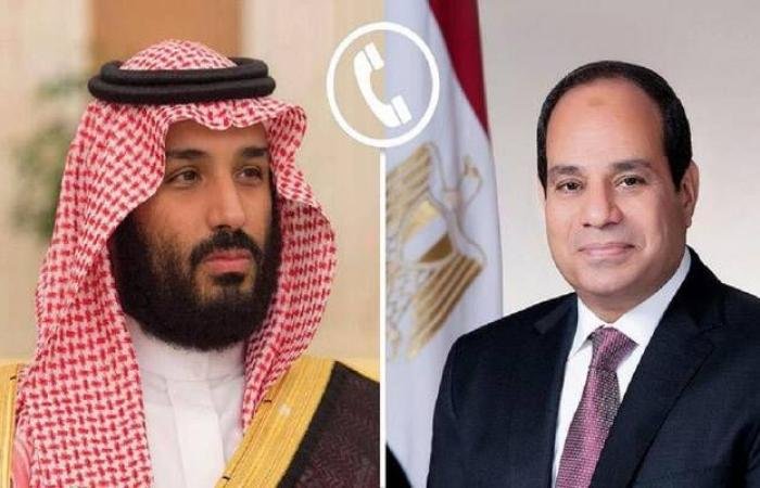 ولي العهد والسيسي يبحثان خفض التصعيد في المنطقة وتعزيز التنسيق العربي