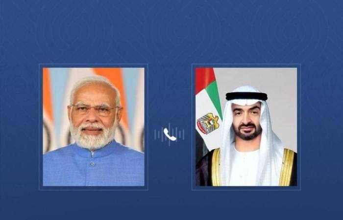 الامارات الان | محمد بن زايد ورئيس وزراء الهند يبحثان هاتفياً التطورات في المنطقة | عيون الجزيرة الامارات