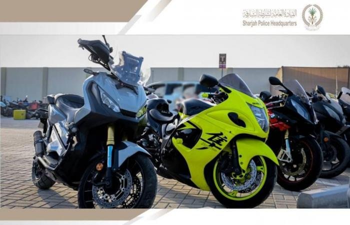 الامارات الان | شرطة الشارقة تُصادر 12 مركبة و30 دراجة | عيون الجزيرة الامارات