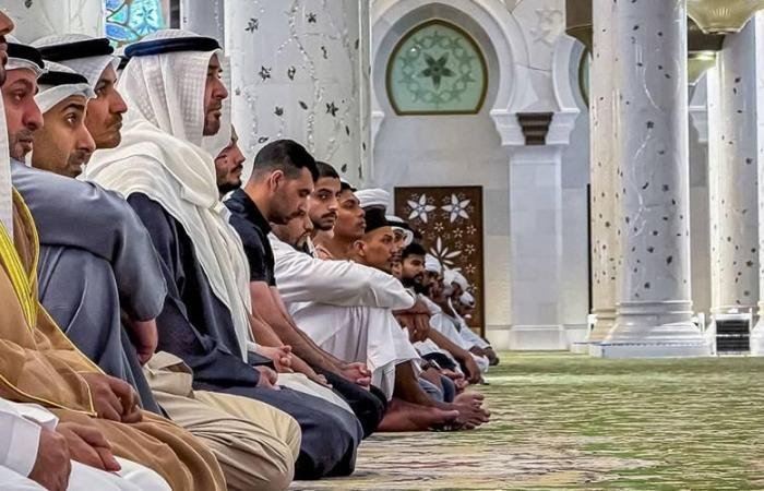 الامارات الان | رئيس الدولة يؤدي صلاة الجمعة في جامع الشيخ زايد الكبير | عيون الجزيرة الامارات