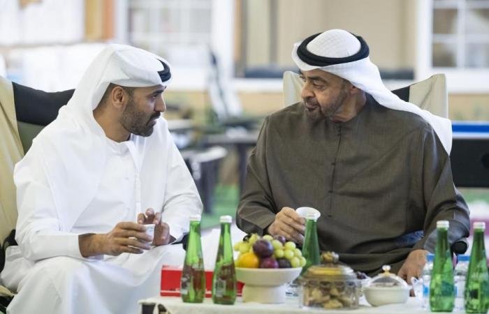 الامارات الان | محمد بن زايد يزور حمد البلوشي | عيون الجزيرة الامارات