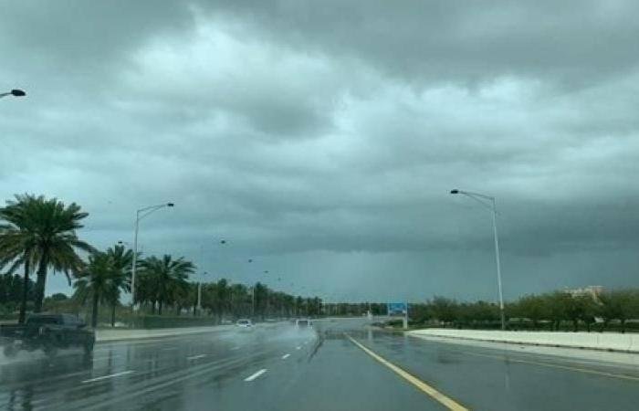 الامارات الان | أبوظبي .. أمطار غزيرة صاحبها برق ورعد وانخفاض الحرارة (فيديو) | عيون الجزيرة الامارات