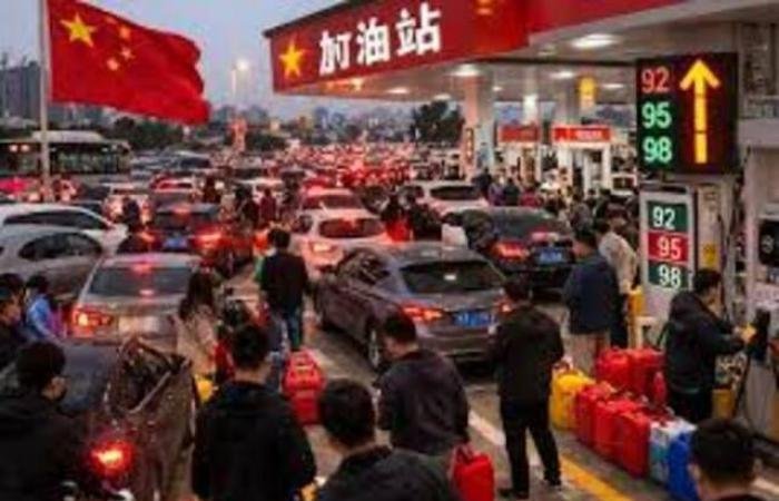 اضطرابات الشرق الأوسط تدفع الصين لرفع أسعار البنزين وطوابير بالمحطات