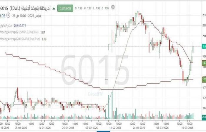 سهم "أمريكانا" عند مفترق طريق بين الصعود والضغط البيعي