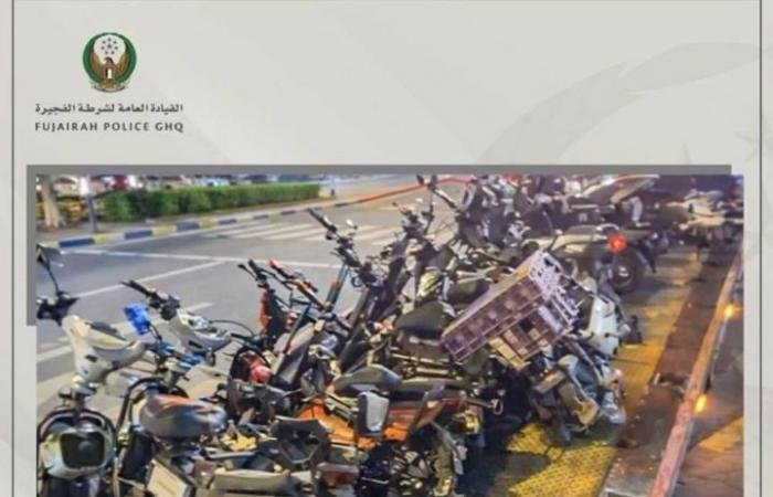 الامارات الان | «مرور الفجيرة» تضبط وتصادر 173 دراجة نارية | عيون الجزيرة الامارات