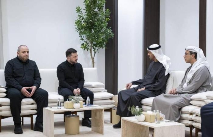 الامارات الان | محمد بن زايد وزيلينسكي يبحثان العدوان الإيراني الإرهابي على الإمارات ودول المنطقة (فيديو) | عيون الجزيرة الامارات
