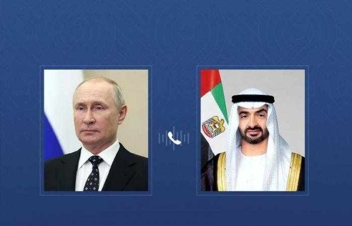 الامارات الان | محمد بن زايد وبوتين يبحثان هاتفياً مستجدات الأوضاع في المنطقة | عيون الجزيرة الامارات