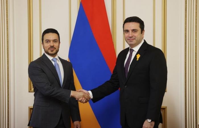 أخبار قطر |  رئيس الجمعية الوطنية في أرمينيا يجتمع مع سفير دولة قطر | عيون الجزيرة قطر