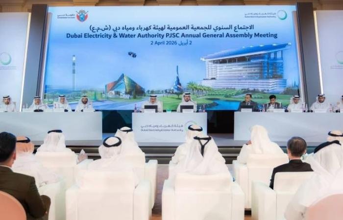 عمومية «كهرباء ومياه دبي» توافق على توزيعات بـ 3.1 مليار