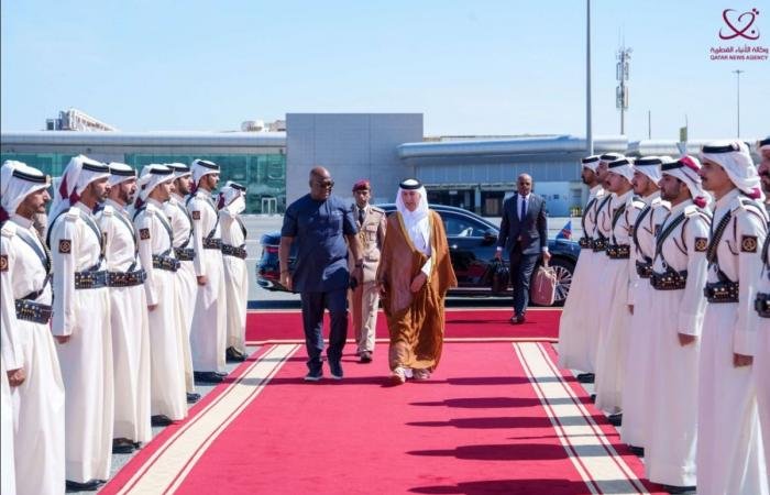 أخبار قطر | رئيس جمهورية الكونغو الديمقراطية يغادر الدوحة | عيون الجزيرة قطر