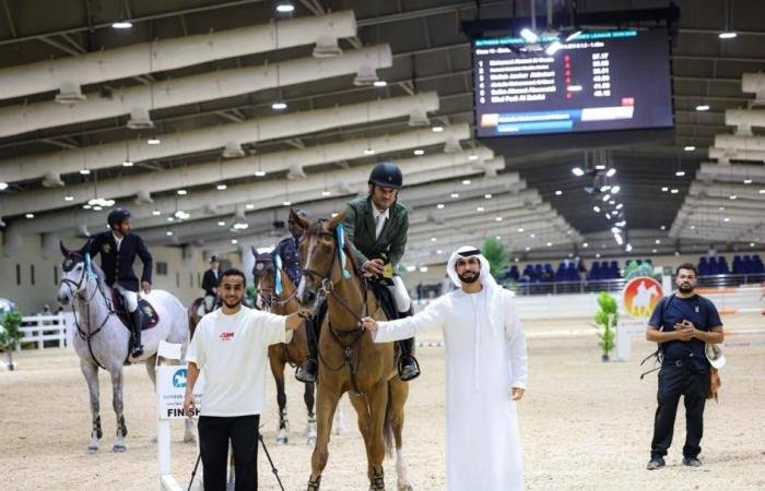 الرياضة الان | تتويج العويس بجائزة التمايز 145 سم بأكاديمية بوذيب | عيون الجزيرة الرياضي