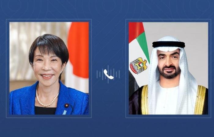 الامارات الان | محمد بن زايد ورئيسة وزراء اليابان يبحثان هاتفياً الاعتداءات الإيرانية الإرهابية | عيون الجزيرة الامارات