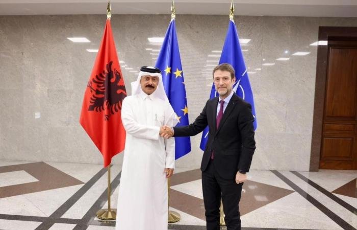أخبار قطر | وزير خارجية ألبانيا يجتمع مع سفير دولة قطر | عيون الجزيرة قطر