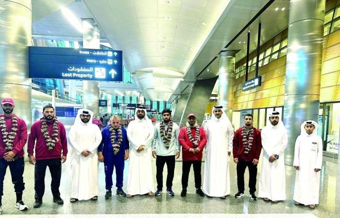أخبار قطر | استقبال حافل لبطلنا الذهبي شاهين محمد بعد "ذهبية" بطولة آسيا للمصارعة | عيون الجزيرة قطر
