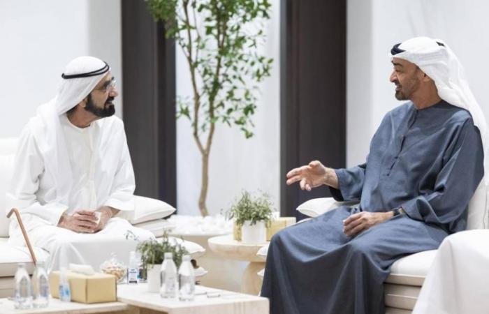 الامارات الان | محمد بن زايد ومحمد بن راشد: الإمارات نجحت في مواجهة الاعتداءات الإيرانية بترابط شعبها وكفاءة مؤسساتها (فيديو) | عيون الجزيرة الامارات