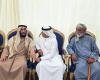 الامارات الان | سالم بن سلطان يعزي في وفاة علي الكتبي برأس الخيمة | عيون الجزيرة الامارات