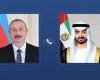 الامارات الان | محمد بن زايد ورئيس أذربيجان يبحثان التصعيد العسكري في المنطقة | عيون الجزيرة الامارات