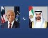 الامارات الان | محمد بن زايد ورئيس ليبيريا يبحثان التطورات العسكرية الخطرة في المنطقة | عيون الجزيرة الامارات