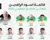 الرياضة الان | إعلان تشكيلة «أسود الرافدين» لمواجهة الملحق العالمي | عيون الجزيرة الرياضي