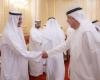 الامارات الان | حمد الشرقي يستقبل المهنئين بعيد الفطر المبارك بحضور ولي عهد الفجيرة | عيون الجزيرة الامارات