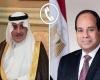 السيسي يؤكد دعم مصر الكامل للسعودية خلال اتصال مع أمير تبوك
