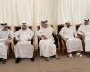 الامارات الان | أحمد بن صقر يعزي في وفاة يوسف عبيد الحمر | عيون الجزيرة الامارات