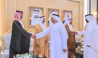 الامارات الان | النعيمي والشرقي والمعلا وسعود بن صقر يستقبلون المهنئين بعيد الأضحى | عيون الجزيرة الامارات