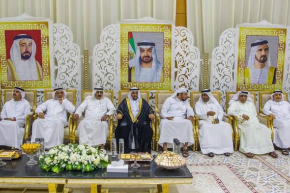 الامارات الان | محمد بن سعود والشيوخ يحضرون أفراح عائلتي كشواني والبلوشي | عيون الجزيرة الامارات