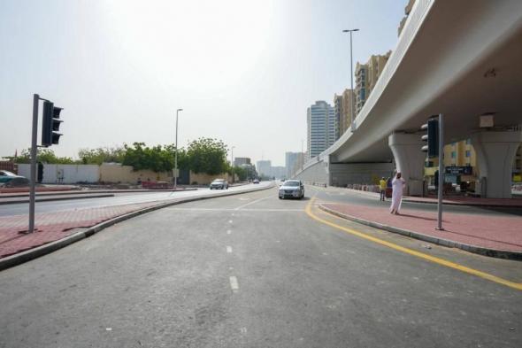 الامارات الان | افتتاح تقاطع الخور على شارع الشيخ راشد بعجمان | عيون الجزيرة الامارات